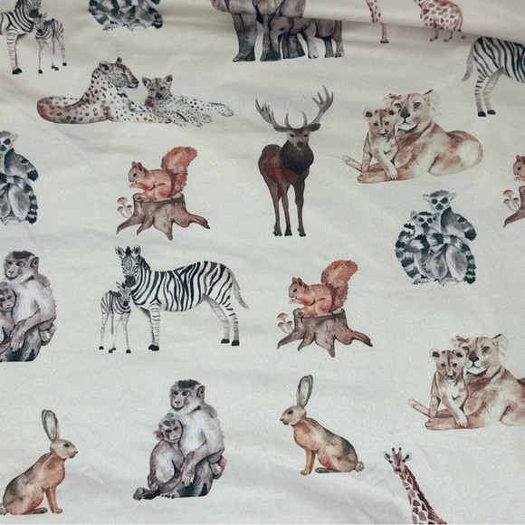 Safari Animal (Lions, Elephants, Zebras etc) print crib sheet by Totaha - Picture 6 of 6